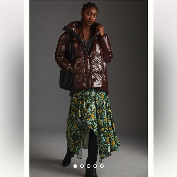 Anthropologie NWT BADGLEY MISCHKA PUFFER JACKET Size M. - Picture 2 of 8